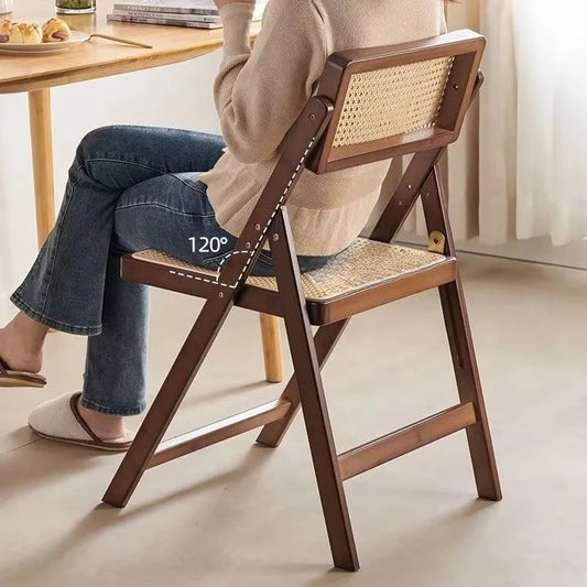Chaise Pliante Bois Tressée